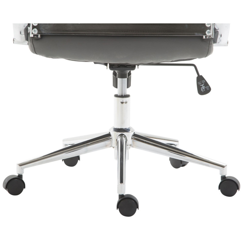 Sedia ufficio Kolumbus in similpelle grigio