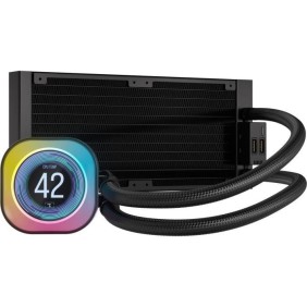 Water Cooling - CORSAIR - iCUE LINK H100i LCD AIO - Radiateur 240mm - Refroidissement Liquide pour CPU