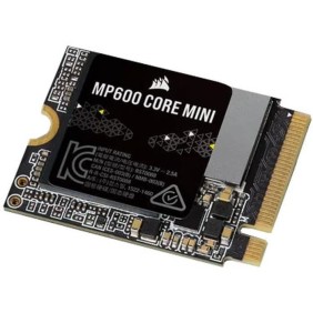 SSD interne - CORSAIR - MP600 Core Mini 1To M.2 NVMe PCIe x4 Gen4 2 SSD - M.2 2230 - Jusqu'a 5.000 Mo/s - Noir