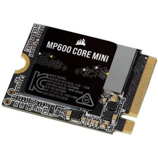 SSD interne - CORSAIR - MP600 Core Mini 1To M.2 NVMe PCIe x4 Gen4 2 SSD - M.2 2230 - Jusqu'a 5.000 Mo/s - Noir