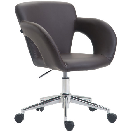 Fauteuil de bureau marron Edison