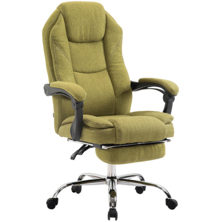 Fauteuil de bureau Castle tissu vert