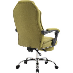 Fauteuil de bureau Castle tissu vert