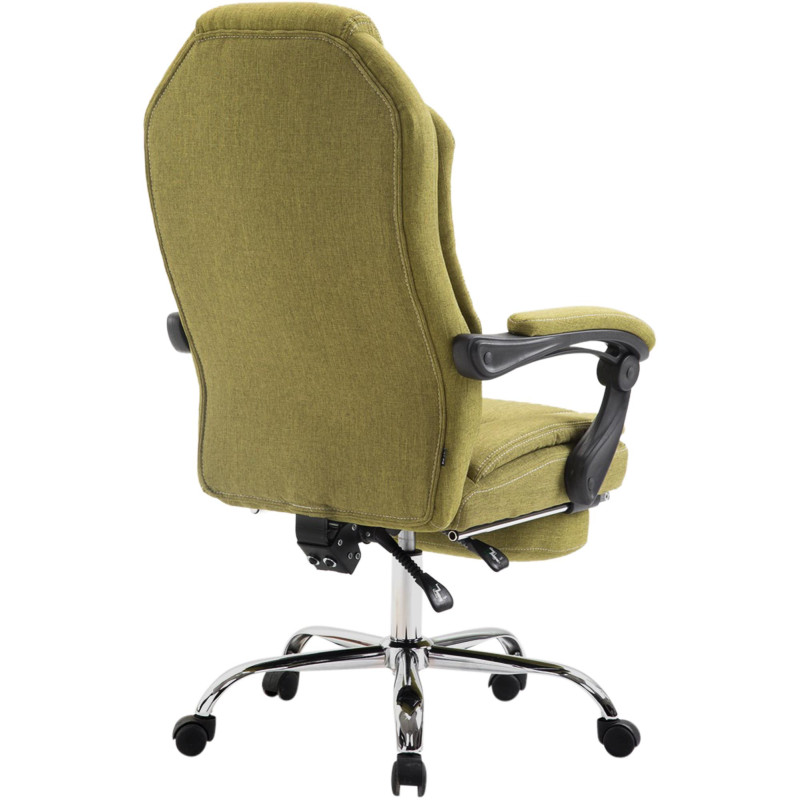 Fauteuil de bureau Castle tissu vert