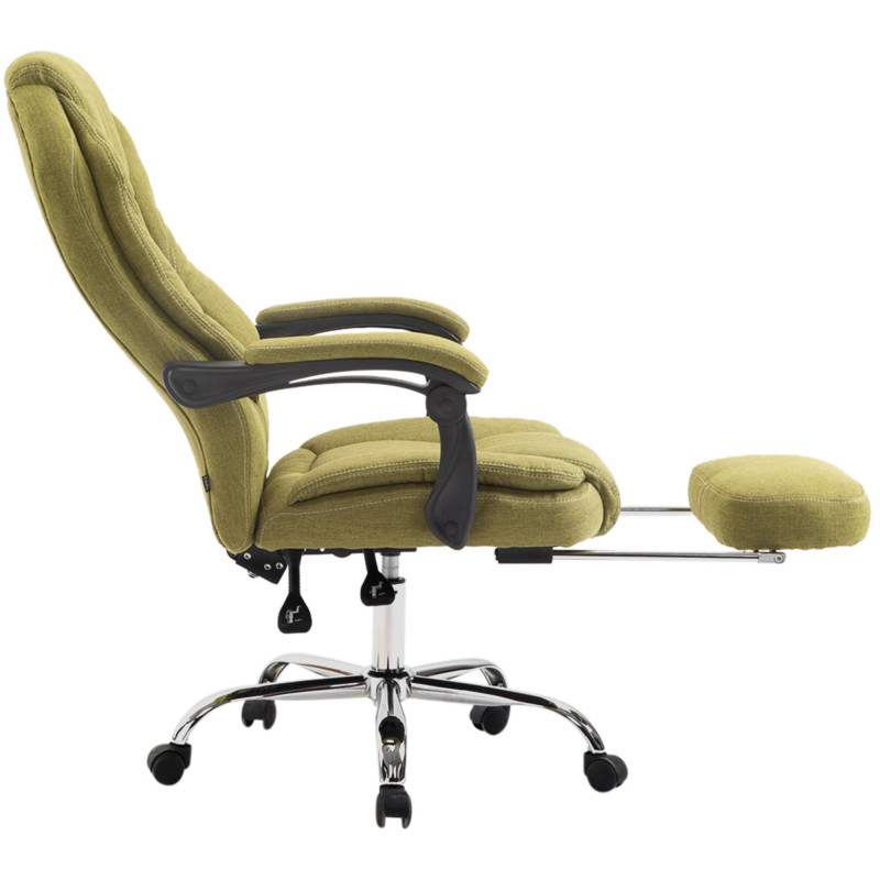 Fauteuil de bureau Castle tissu vert