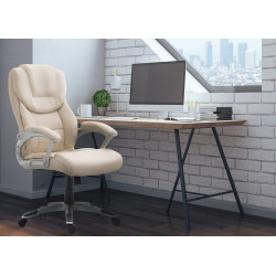 Fauteuil de bureau Texas V2 crème