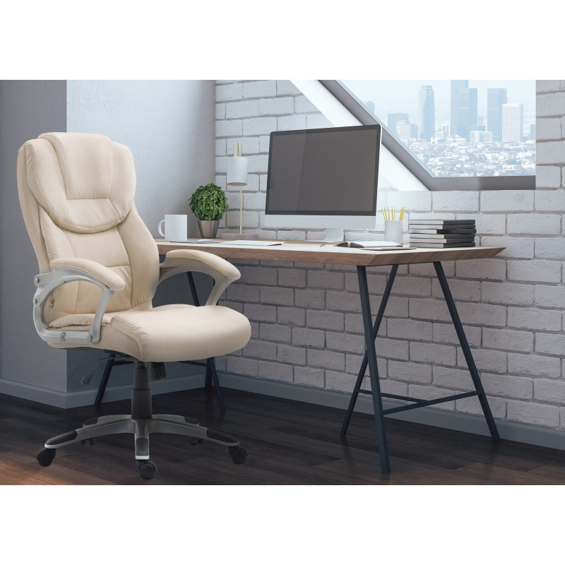 Chaise de bureau Texas V2, crème