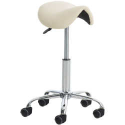 Tabouret de travail crème Reno