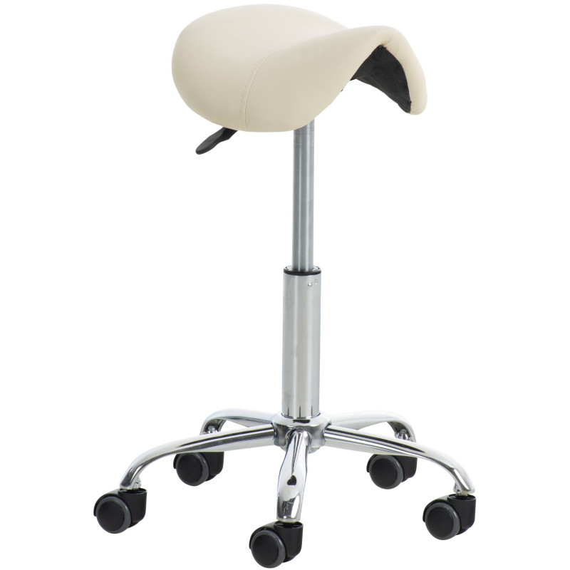 Tabouret de travail crème Reno