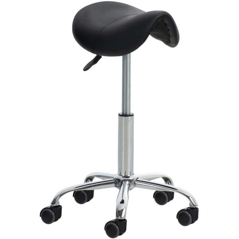 Tabouret de travail noir Reno