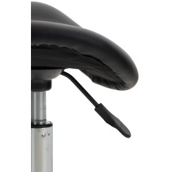 Tabouret de travail noir Reno