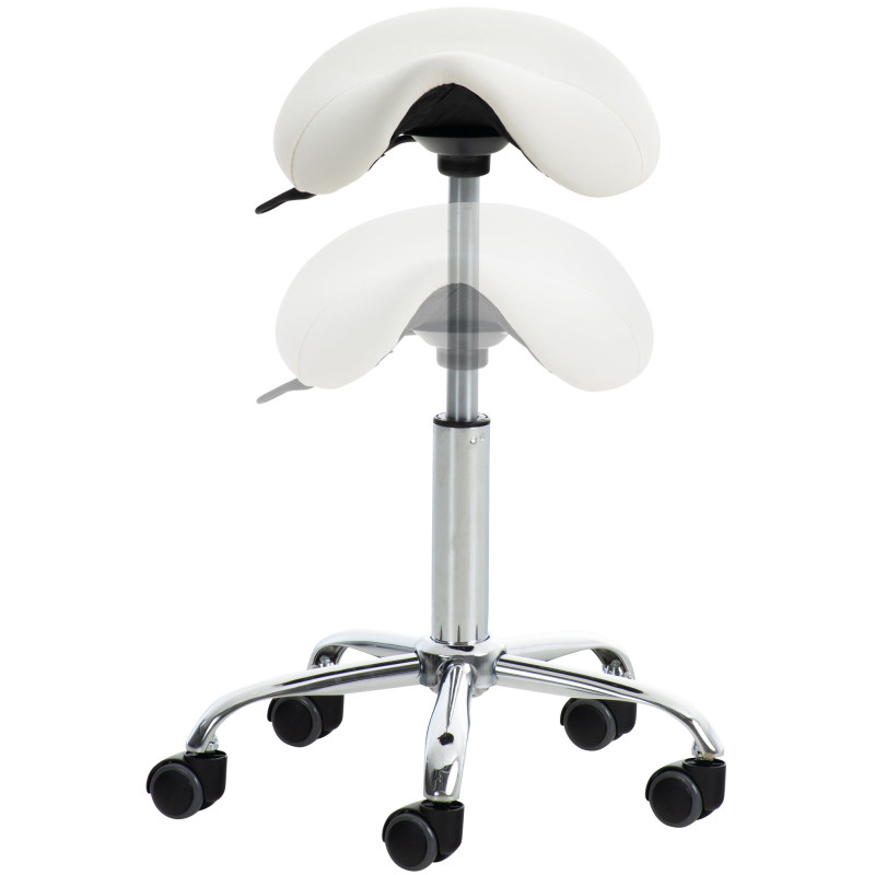 Tabouret de travail blanc Reno