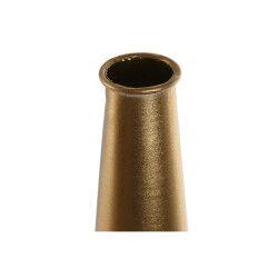 Vase Home ESPRIT Blanc Doré Métal Moderne 14,5 X 14,5 X 82 cm