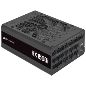 CORSAIR - HX1500i - Bloc d'alimentation - 1500 Watts - ATX 3.0 Silencieuse - Certifié 80 PLUS Platinum - (CP-9020261-EU)