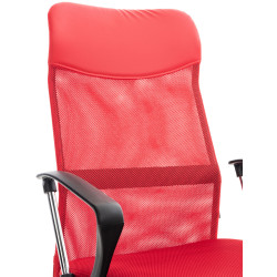 Fauteuil de bureau Washington V2 rouge