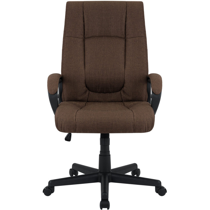 Fauteuil de bureau XL Sparta tissu marron