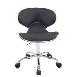 Tabouret de travail Las Vegas V2 tissu gris foncé