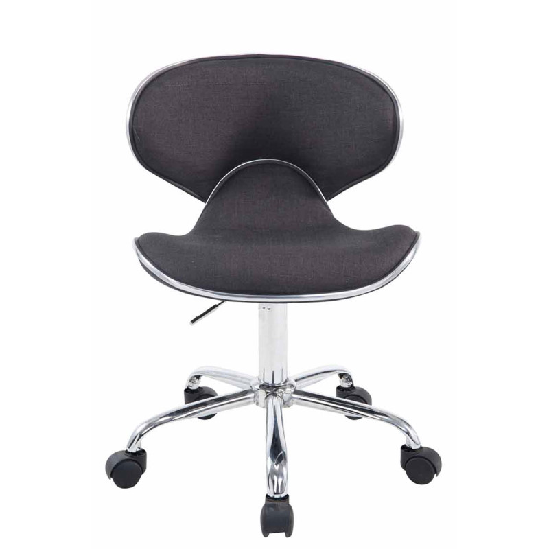 Tabouret de travail Las Vegas V2 tissu gris foncé