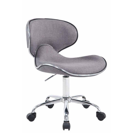 Tabouret de travail Las Vegas V2, tissu gris