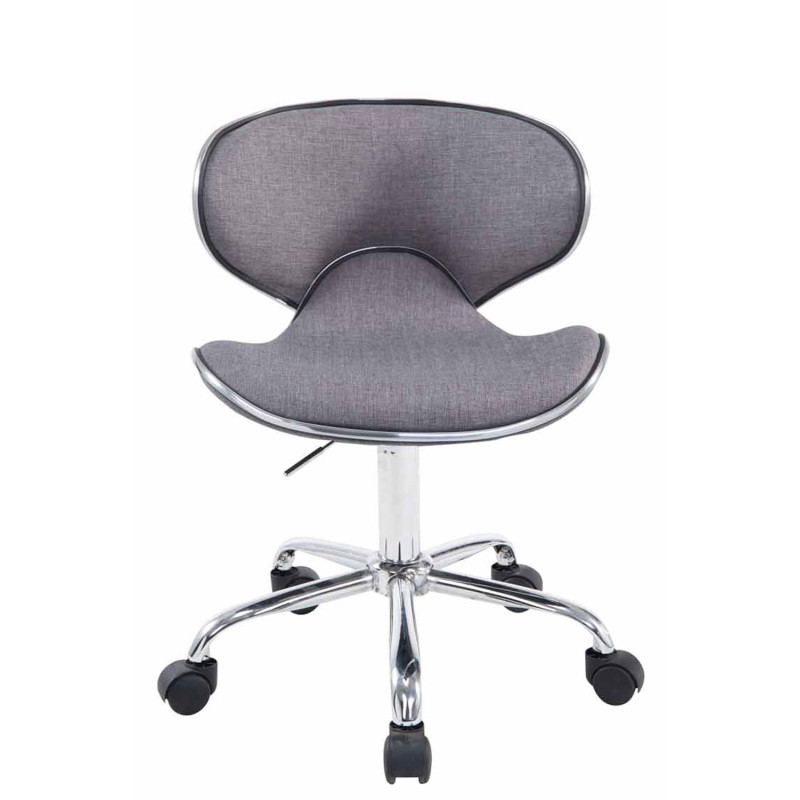 Tabouret de travail Las Vegas V2 en tissu gris