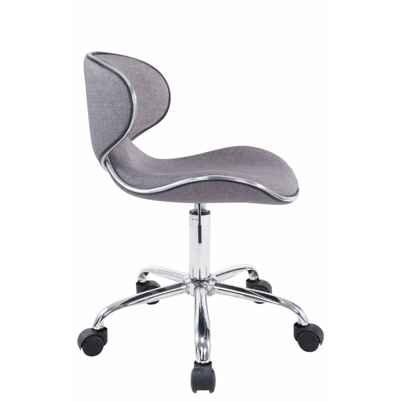 Tabouret de travail Las Vegas V2 en tissu gris