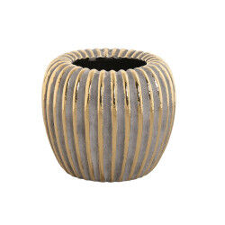 Vase Home ESPRIT Doré Grès...