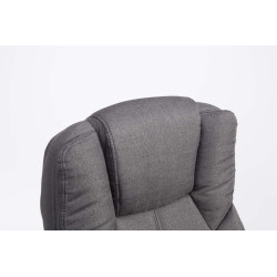 Fauteuil de bureau BIG Xanthos tissu V2 gris foncé