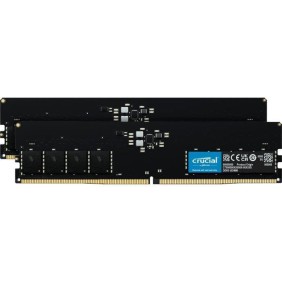 Mémoire RAM - CRUCIAL - Kit DDR5-4800 UDIMM - 64 Go : 2x32 Go (CT2K32G48C40U5)