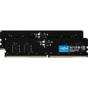 Mémoire RAM - CRUCIAL - Kit DDR5-4800 UDIMM - 16 Go : 2x8 Go (CT2K8G48C40U5)