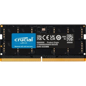 Mémoire RAM - CRUCIAL - DDR5-4800 SODIMM - 32 Go (CT32G48C40S5)