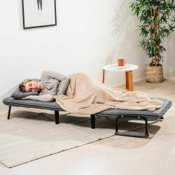 Canapé-lit Convertible Simple 4 en 1 InnovaGoods Noir (Reconditionné A)