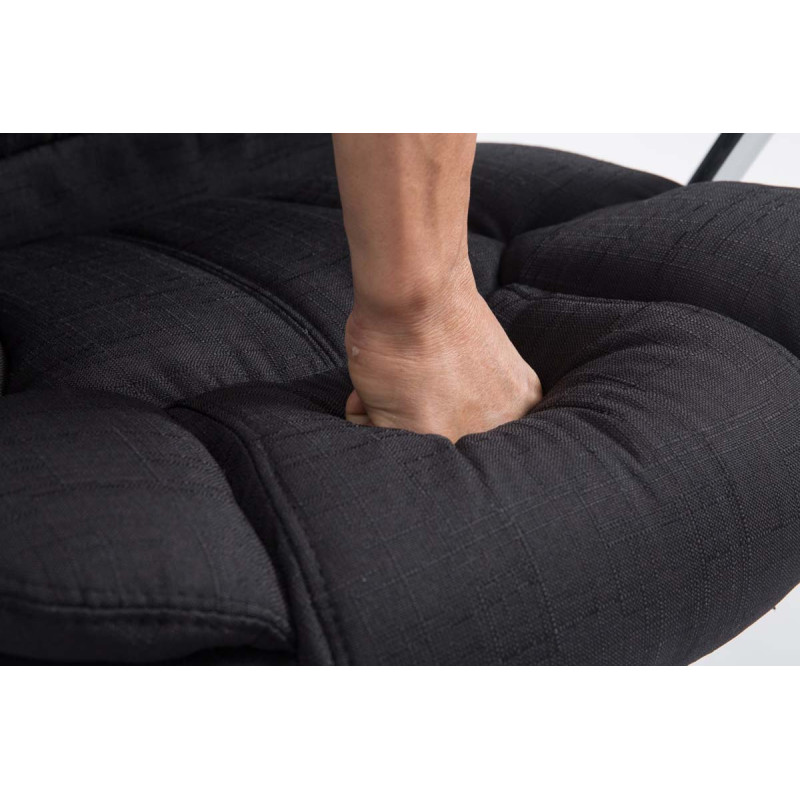 Fauteuil de bureau BIG Xanthos tissu V2 noir