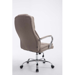 Fauteuil de bureau BIG Xanthos tissu V2 taupe