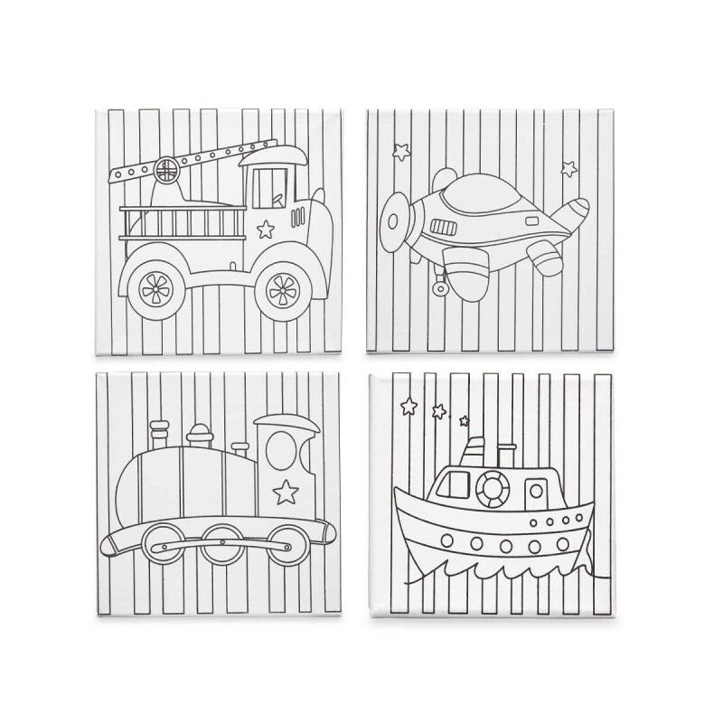 Toile Pincello 29100259 Bois Tissu 12 Unités