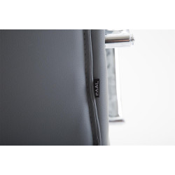 Sedia ufficio VAUD XL in similpelle grigio