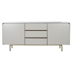 Buffet Home ESPRIT Blanc Marron Doré Bois Bois MDF 183 X 41,5 X 80 cm
