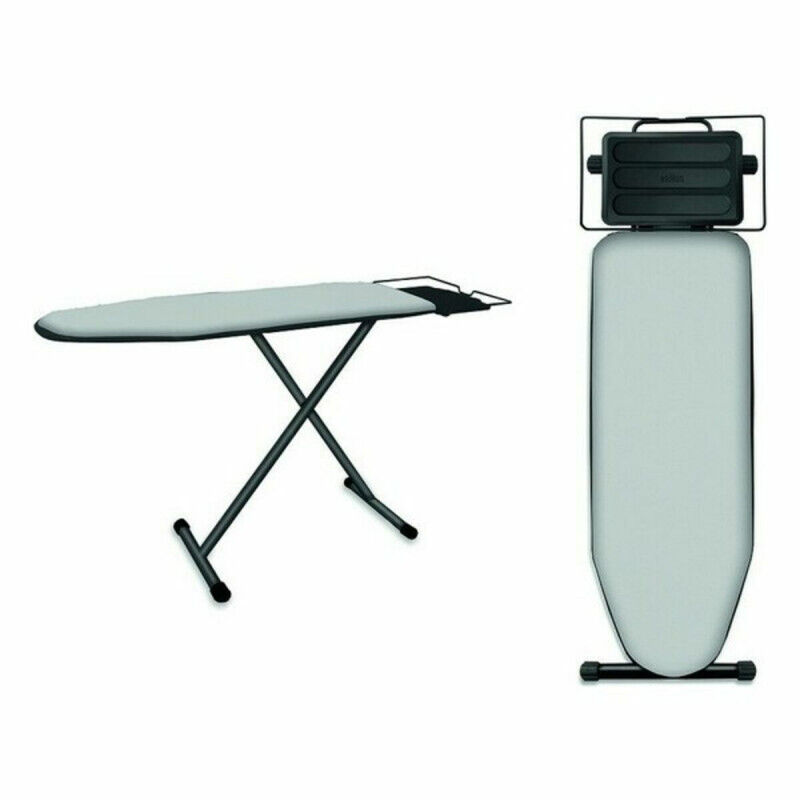Table à Repasser Braun Noir Gris perlé Bois (Reconditionné B)