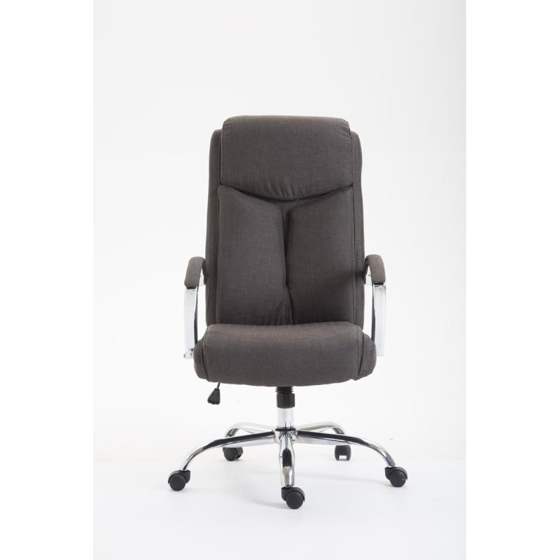 Silla De Oficina XL Vaud En Tela Gris oscuro