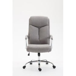 Fauteuil de bureau Vaud tissu gris