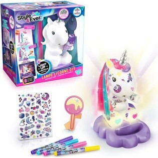 Lampe Licorne a Décorer Cosmique Edition Collector - Canal Toys