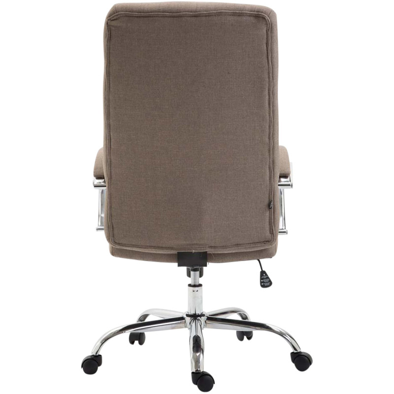 Fauteuil de bureau Valais tissu taupe