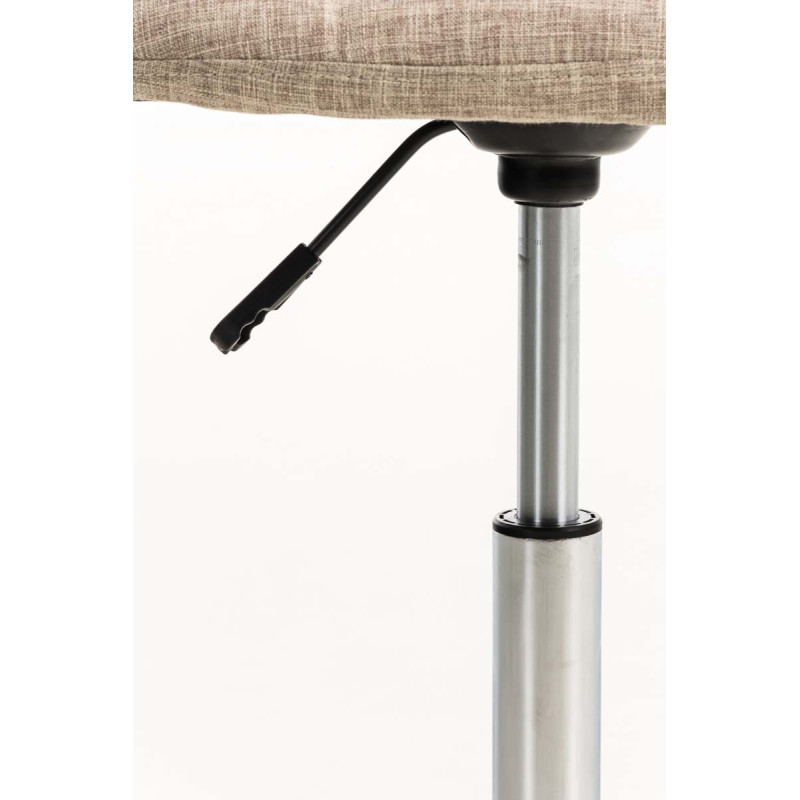 Fauteuil de bureau Emil tissu crème