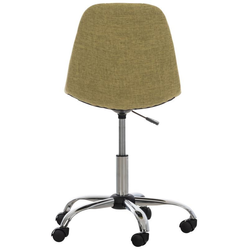 Fauteuil de bureau Emil en tissu vert