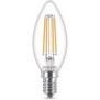 Philips ampoule LED Equivalent 60W E14 Blanc chaud Non dimmable, Verre