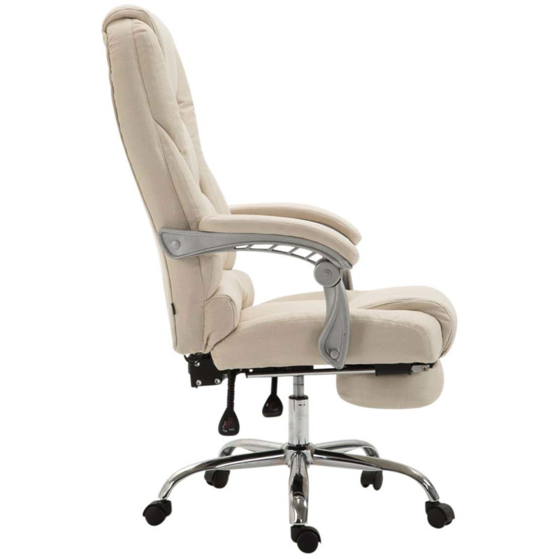 Fauteuil de bureau Pacific tissu crème