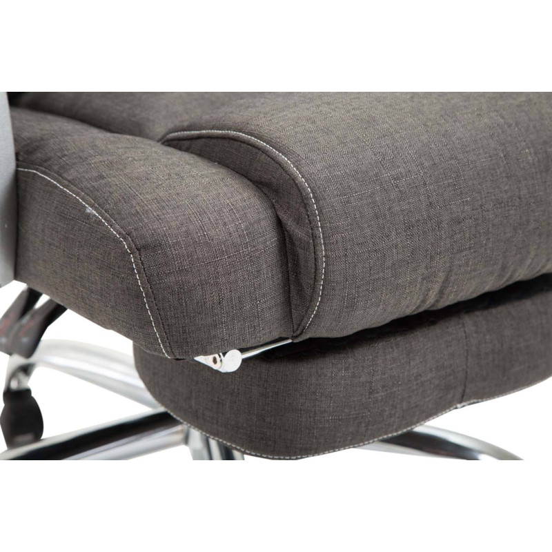 Chaise de bureau Pacific, tissu gris fonc?