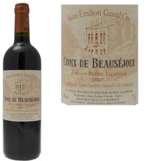 Croix de Beausejour 2007 Saint-Emilion Grand Cru - Vin rouge de Bordeaux