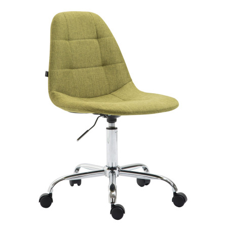 Fauteuil de bureau Reims tissu vert