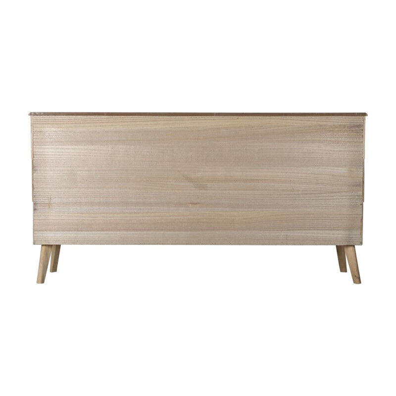 Buffet DKD Home Decor Doré Marron Clair Bois de paulownia Bois MDF 157 x 40 x 80 cm