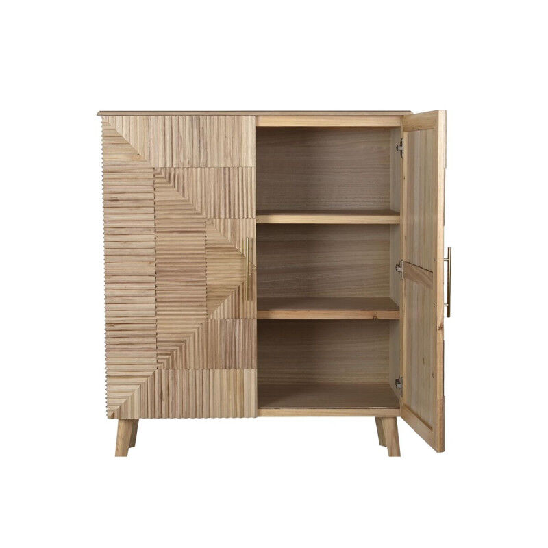 Buffet DKD Home Decor Doré Marron Clair Bois MDF 100 x 44 x 118 cm
